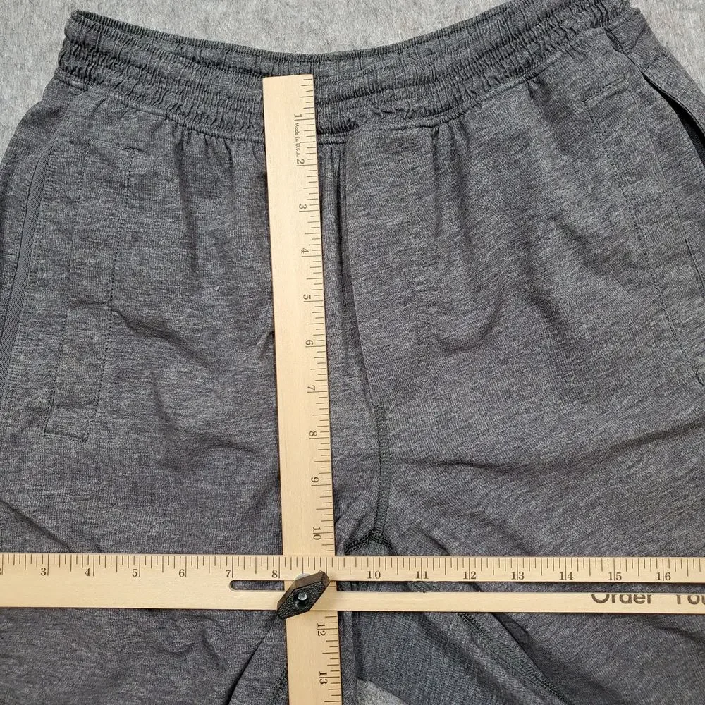 Lululemon Shorts Mens Medium Running Athletic Gray Lined Drawstring Gym Workout - Picture 9 of 12